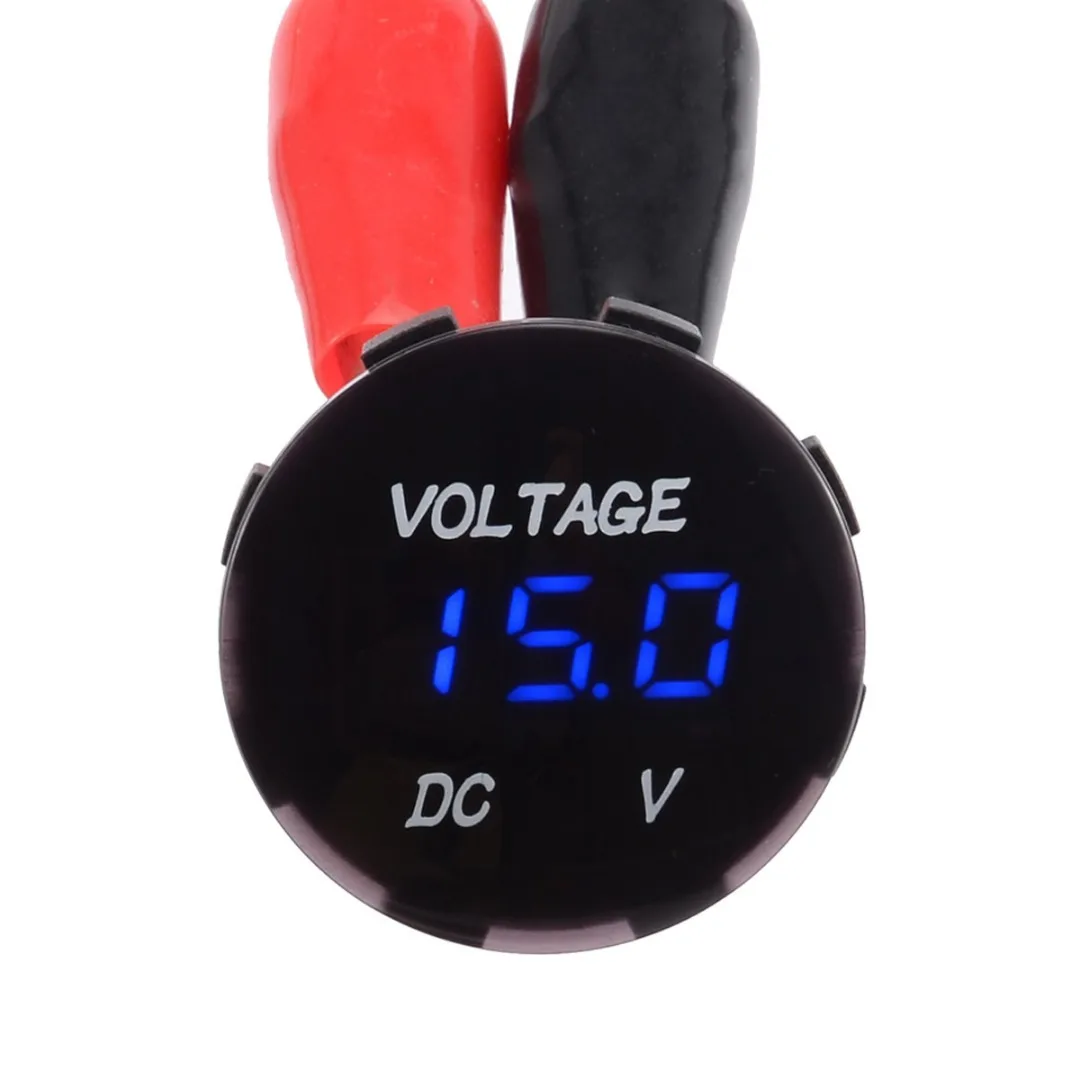 Mayitr 1 шт. DC12-24V светодиодный дисплей Вольт тестер цифровая панель вольтметр измеритель напряжения для авто Батарея аксессуары