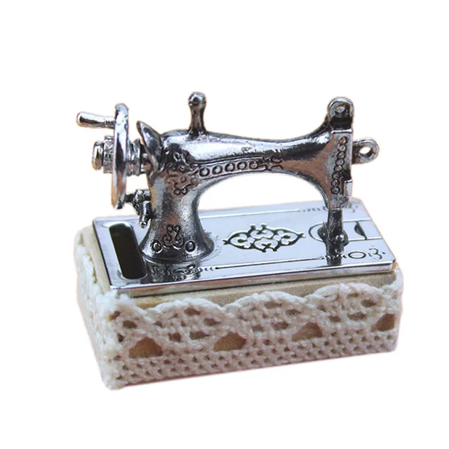 US $4.67 1/12 Dollhouse Miniature Accessories Mini Sewing Machine Set Simulation Furniture Model Toys for Do