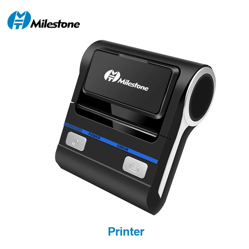 Milestone Impresora Termica Codigo De Barras 2021 New Printer принтер Portable Portátil  Mini Thermal Mi Machine USB Bluetooth
