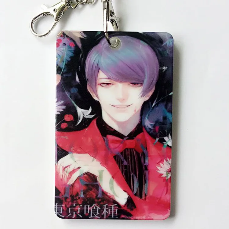 

Anime Peripheral One Piece Naruto Card Holder High-definition Keychain Pendant Student ID Card Bank Card ID Card Bag