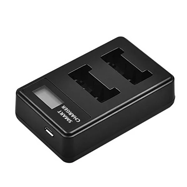 Горячая 3c-для Li-40B En-El10 Li63 Np-80 K7006 Ds-6365 Usb ЖК-дисплей двойной порт зарядное устройство для Fujifilm Fuji Np-45 Np Fe-350 G