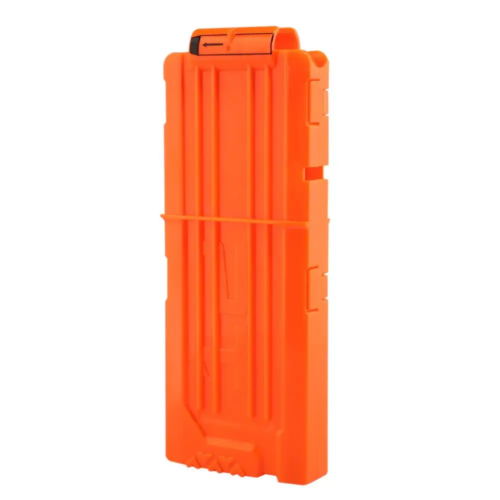 12 оранжевых зажимов для перезарядки журналов Nerf, круглые дротики, сменный игрушечный пистолет, мягкая пуля, зажим для Nerf Blaster arma de brinquedo