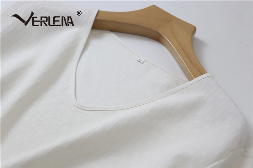 Verlena, платье трапециевидной формы с v-образным вырезом,, плотное шелковое летнее платье для женщин, рукав до локтя, пояс на талии, удобные повседневные платья средней длины с принтом