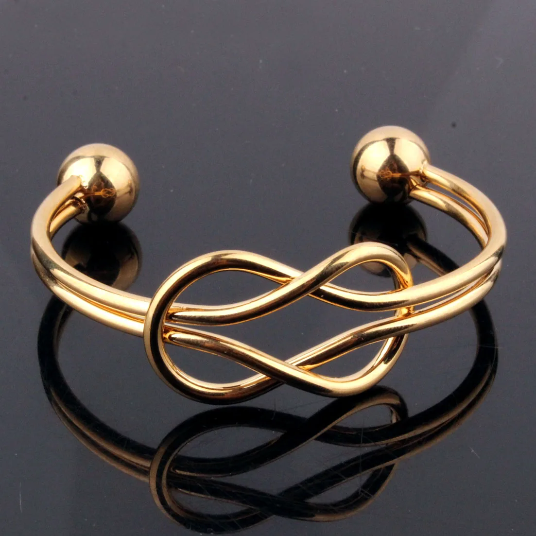 Любовь браслет с узелковой подвеской мужчины браслет из нержавеющей стали браслет на запястье женщины дружбы Шарм ювелирные изделия подарки оптом