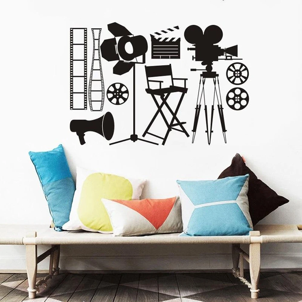 Cinematographer Wall Decal Cinema Wall Art Vinyl Film Students Gifts