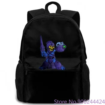 

MEGATOR Masters of The Skeletor Mega Fun Motu Universe Crossover Novelty Cool women men backpack laptop travel school adult