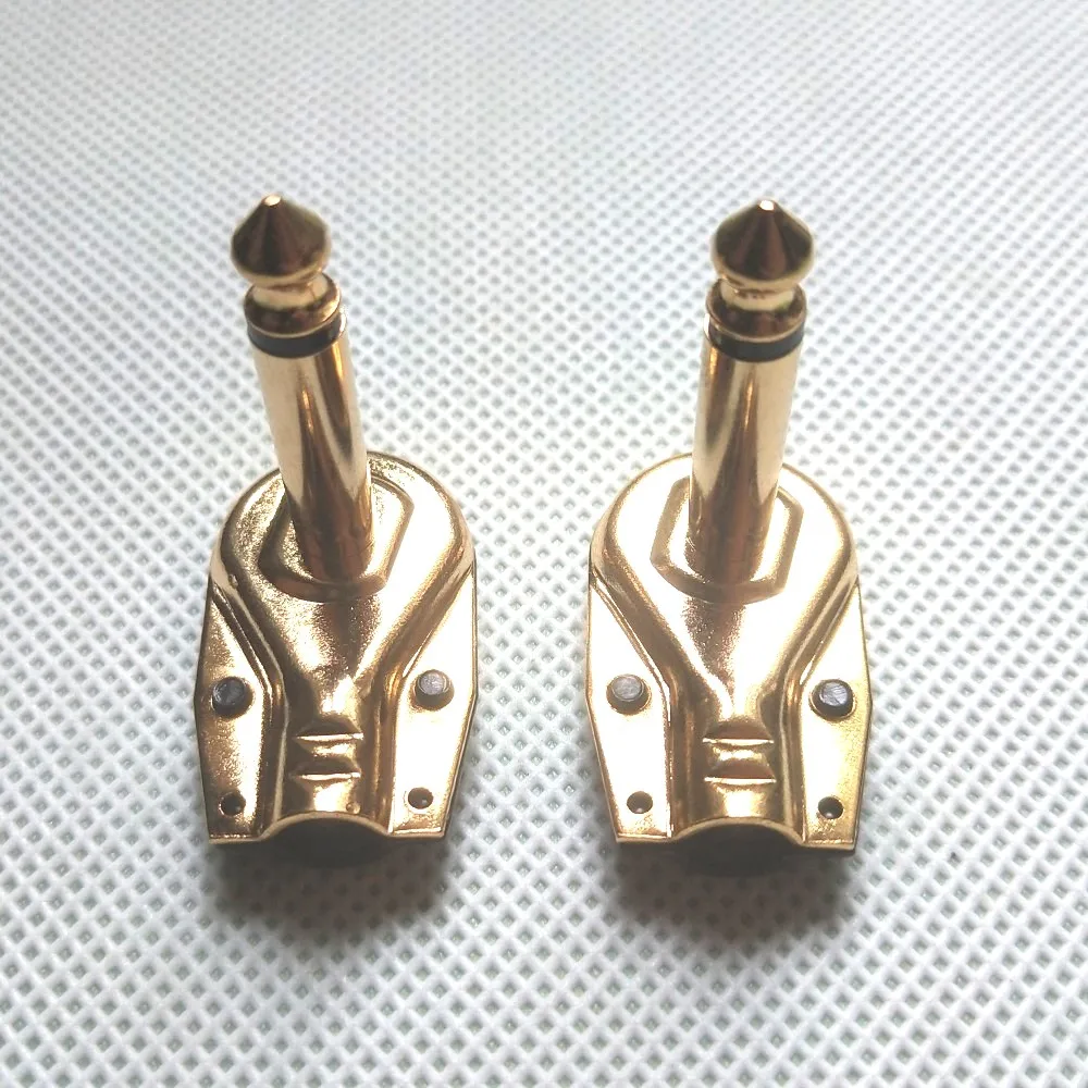 6.35mm male mono Audio plug microphone 90 Degree right angle L Type (3)