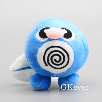 

12cm Peluche Poliwag Plush Toys Doll Japan Cartoon Anime Pikachu Eevee Mewtwo Charmander Series Dolls Women Kids Baby Gift