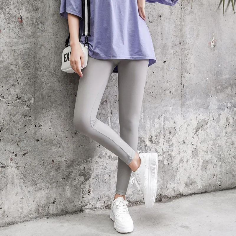 2019 New Casual Women's Autumn High Elasticity And Good Quality Slim Fitness Capris Streetwear Leggings Harajuku Pants Trousers