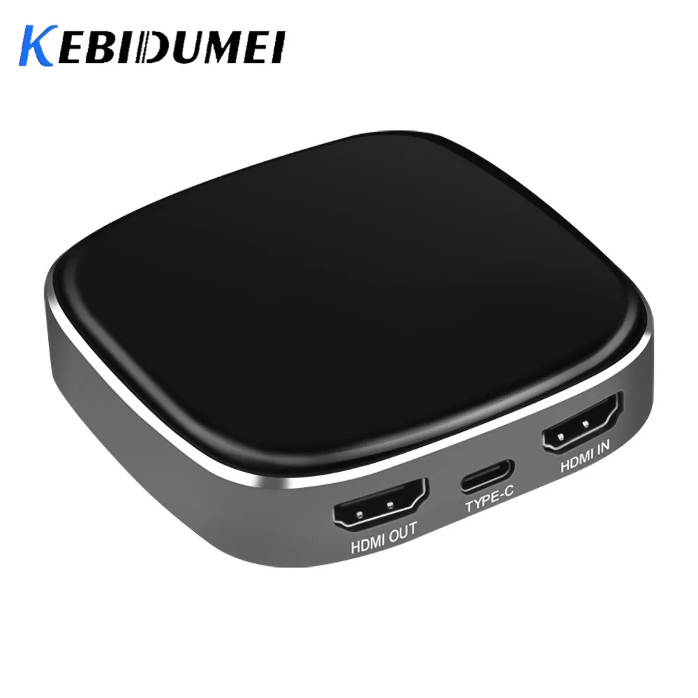 4K 60fps захват видео Захват игра видео Тип C HDMI захват коробка устройство поток Live для типа C Xbox PS4 переключатель DSLR видеокамеры