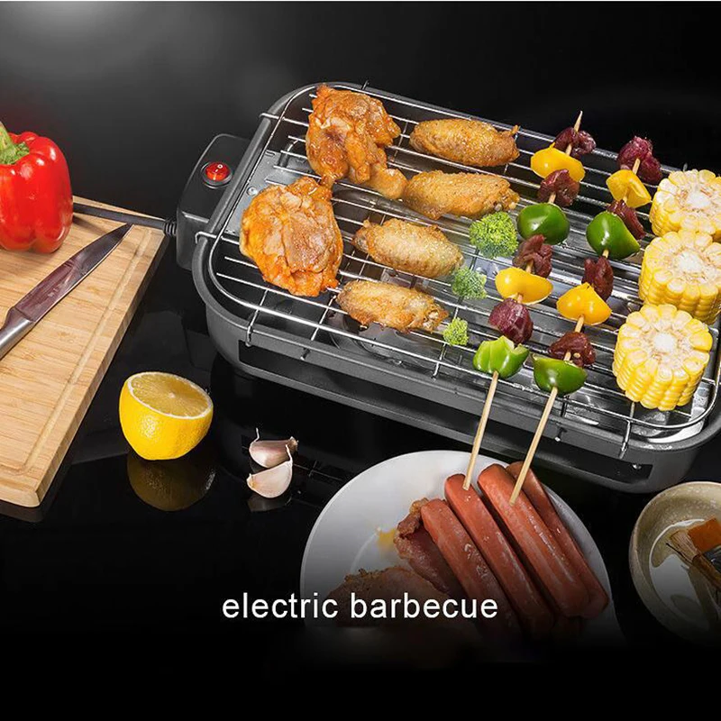 Buy Wholesale China Electric Grill Indoor, 1800w Smokeless Bbq Griddle &  Electric Bbq Grill at USD 5.5