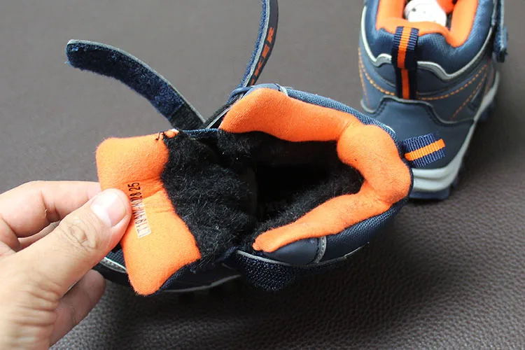 Супер качество 1 пара натуральная шерсть зимние сапоги кожаные лыжные детские зимние теплые ботинки обувь для мальчиков