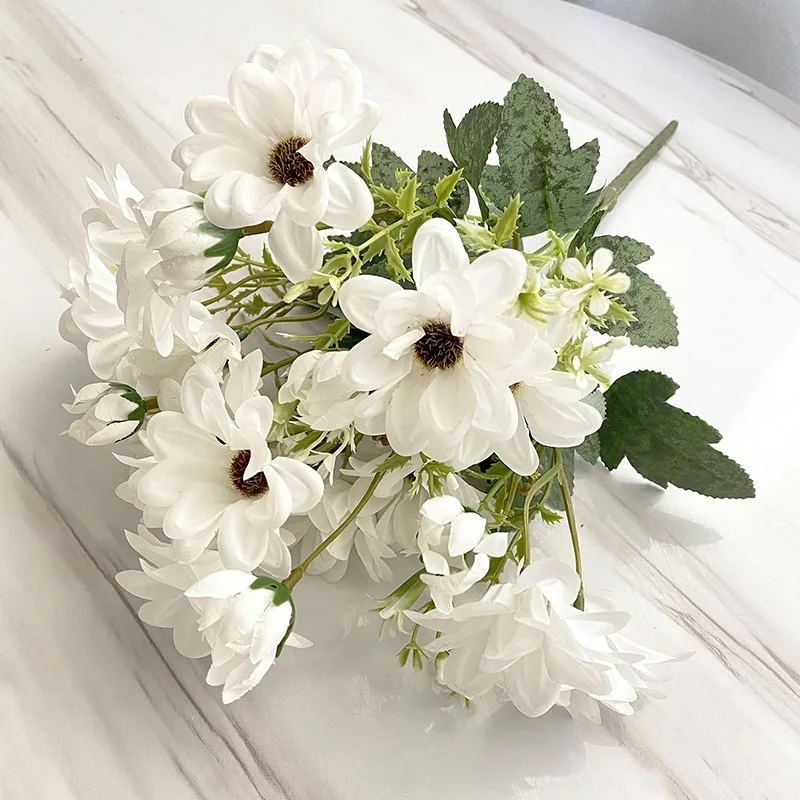 Artificial Daisy Flowers White Daisy Flowers Artificial,21 Head