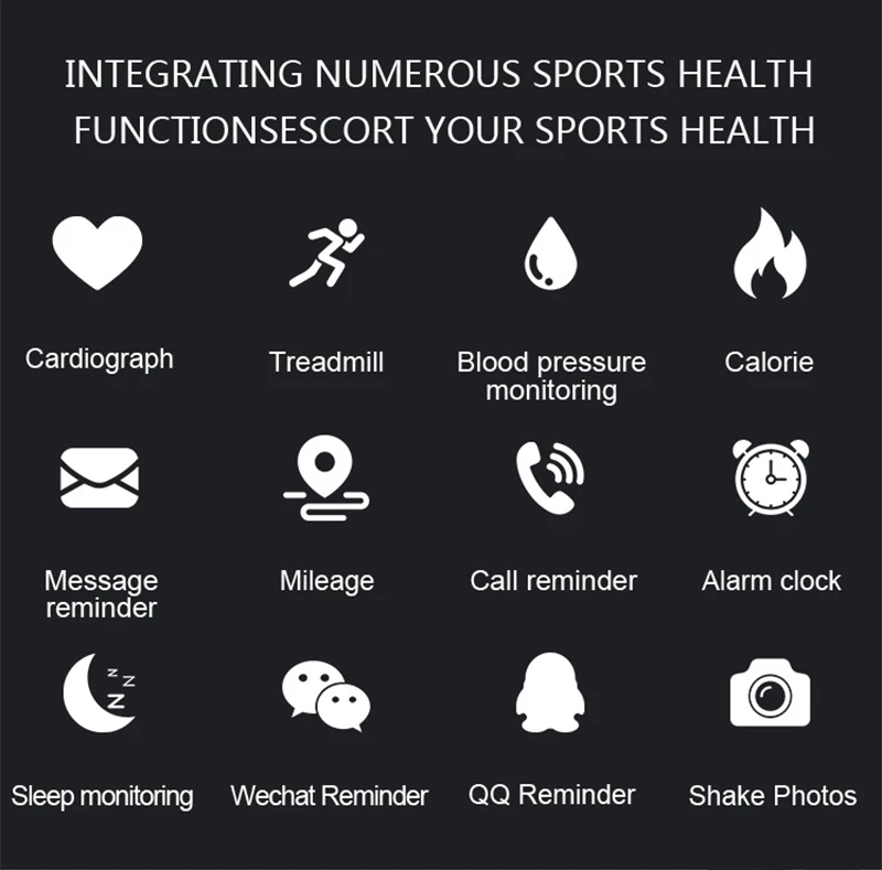 Спортивный фитнес-браслет M4 для мужчин и женщин, фитнес-трекер, Смарт-часы, водонепроницаемые, Bluetooth, пульсометр, кровяное давление, браслет