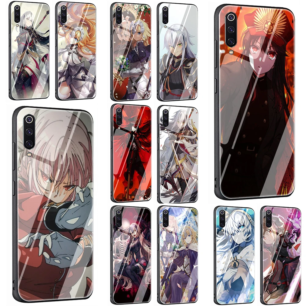 Чехол для телефона из закаленного стекла Fate Series Grand Order girl чехол Xiaomi 8 9 A1 5X A2 6X Redmi 4X