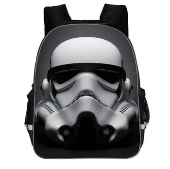 

11-18inch Star Wars Backpack movie the force awaken School Bag Darth Vader Yoda Jedi Kid's men primary bags custom made