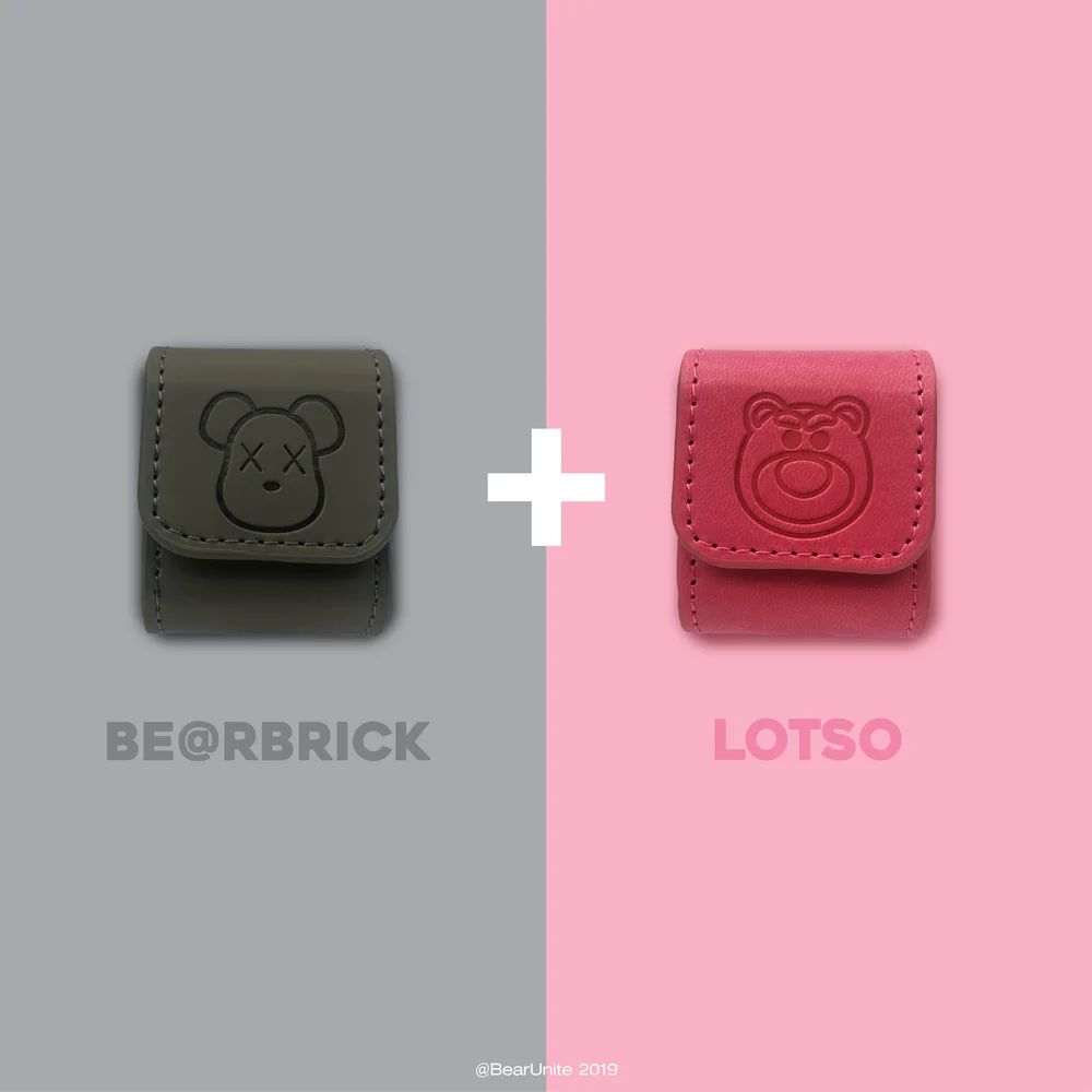 LOTSO be@ rbrick большое сердечко лицо динозавр авокадо улыбка лицо кожа уникальный тренд для Apple Airpods2 Bluetooth наушники чехол