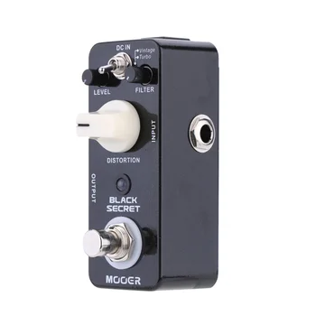 

Mooer Black Secret Micro Mini Distortion Electric Guitar Effect Pedal True Bypass Guitar Effects guitar accessories and parts