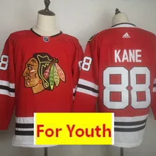 Новинка, все сшитые Молодежные Майки Chicago#88 atrick Kane#19 Jonathan Toews
