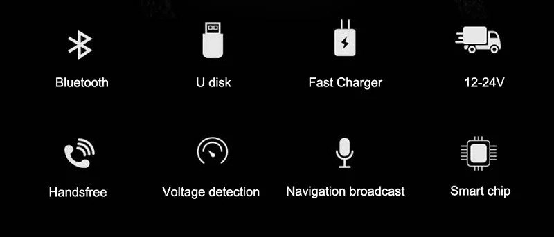 Двойной зарядное устройство USB 4.8A Bluetooth Автомобильный MP3-плеер Беспроводной FM светодиодный цифровой громкой связи Bluetooth передатчик для iPhone samsung