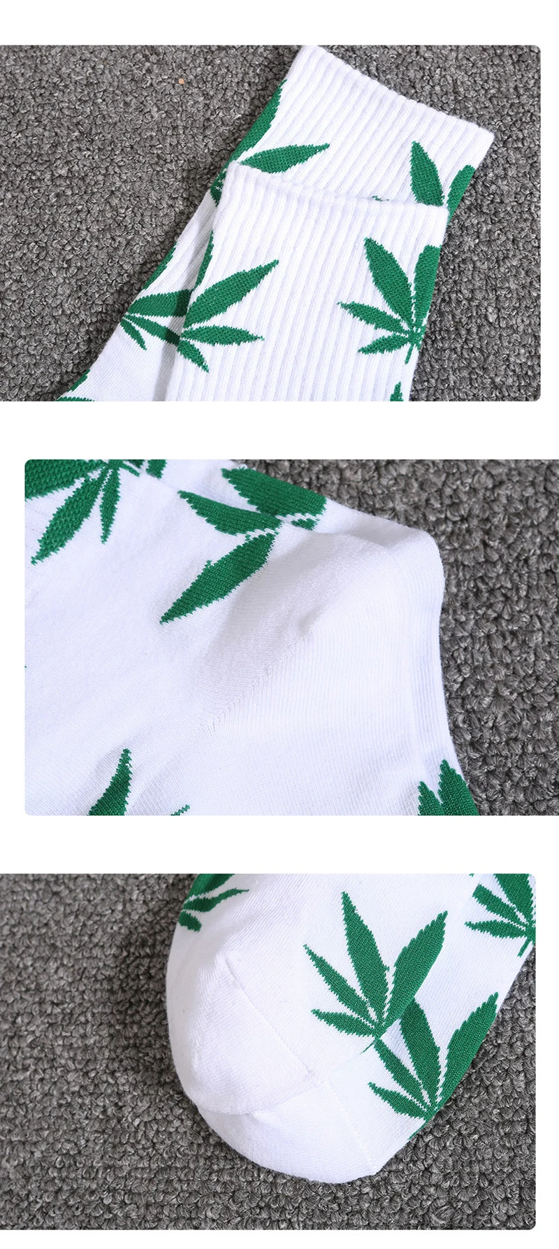 Мужские носки из конопляного волокна, забавные Модные Повседневные Дышащие хлопковые спортивные носки в стиле Харадзюку каваи в стиле хип-хоп с вышитыми кленовыми листьями