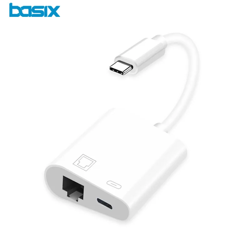 Type C к Ethernet Lan RJ45 USB концентратор адаптер для MacBook Samsung S8 Huawei P30 док-станция xiaomi TV PD