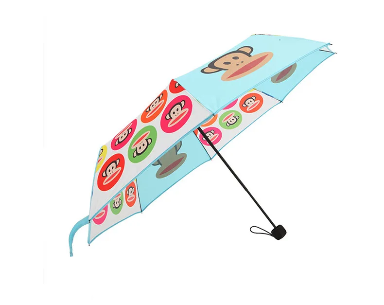 Горячая Распродажа мультяшное обезьянье дождь или блеск трехскладной зонтик ультрапрочный УФ-защита складной зонт свежий креативный зонтик