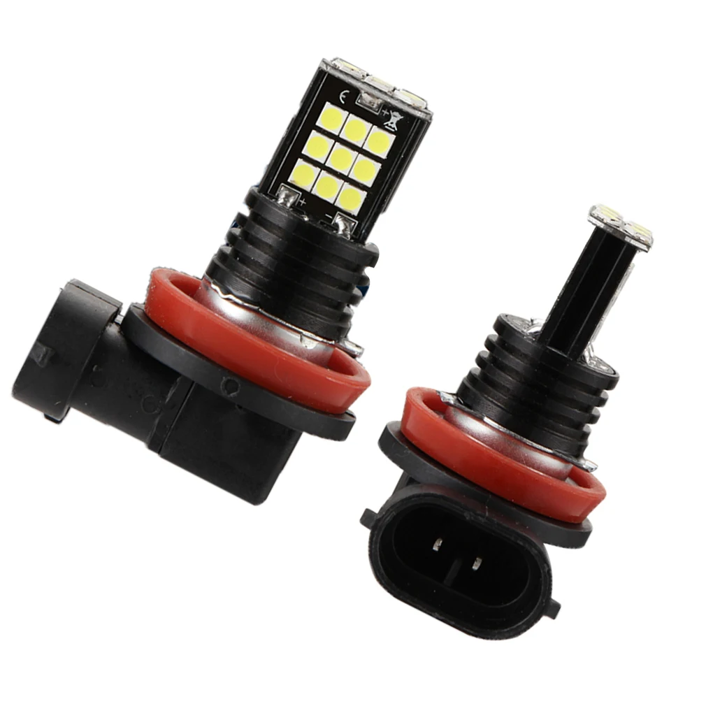 1 пара супер блестящие светодиодные лампы автомобиля водонепроницаемый