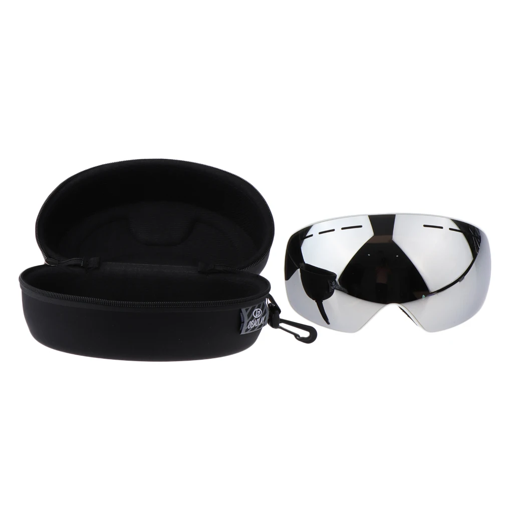 Ski Goggles Double Layers Anti-Fog Snowboard Skiing Glasses Snowboard Goggles Glasses Snow Skiing Glasses Anti-fog Ski Mask