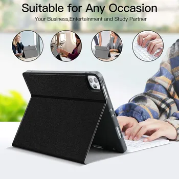 

Bluetooth Keyboard Case Cover Stand with Pencil Holder For iPad Pro 11inch 2020 Backlight Bluetooth Keyboard Case Cover