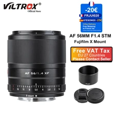 Viltrox 56 мм F1.4 с автофокусом, портретный объектив с большой диафрагмой, телеобъектив для Fujifilm Fuji X, объектив с креплением для камеры, фотография Viltrox 56 мм F1.4 с автофокусом, портретный объектив с большой диафрагмой, телеобъектив для Fujifilm Fuji X, объектив с креплением для камеры, фотография