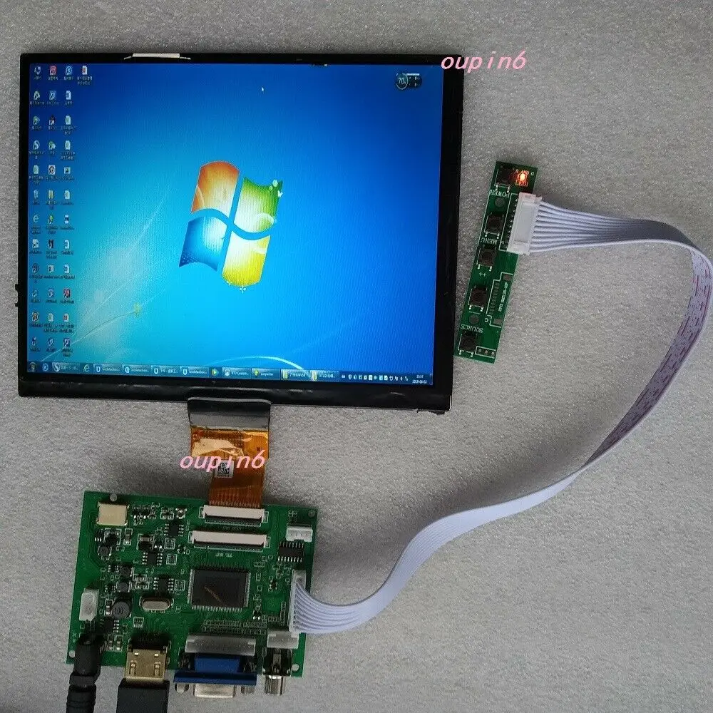 

HDMI VGA 2AV LCD Controller Board kit with 8" panel 1024X768 Screen display 4:3