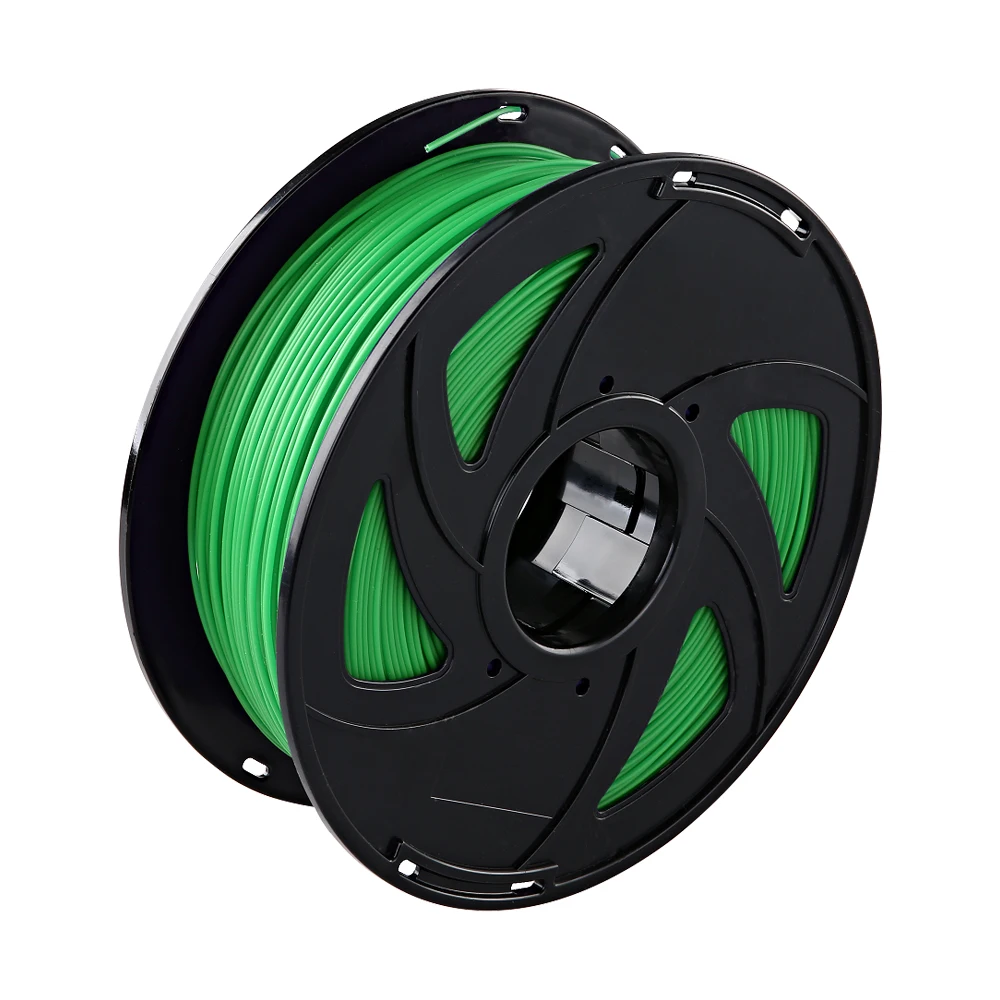Green XVICO 3D PLA принтер pla нить 1,75 мм 13 цветов точность измерения+/-0,02 мм 1 кг Белый 3D печатный материал для RepRap - Color: Green