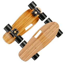 18inch Skateboard Sidewalk Wood Flat Skate Board Super Mini Cruiser Kids Adult Road Skating Small Size Complete Skates Patins