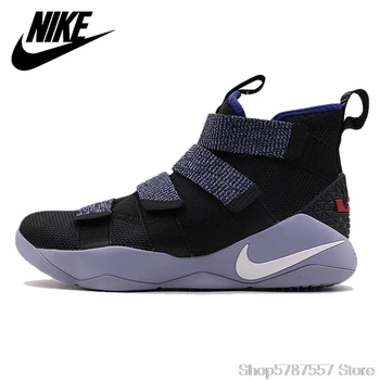 

Original Authentic Nike LEBRON SOLDIER 11 Men Basketball Shoes Medium Cut Sports outdoor Sneakers New Arrival 897647-004