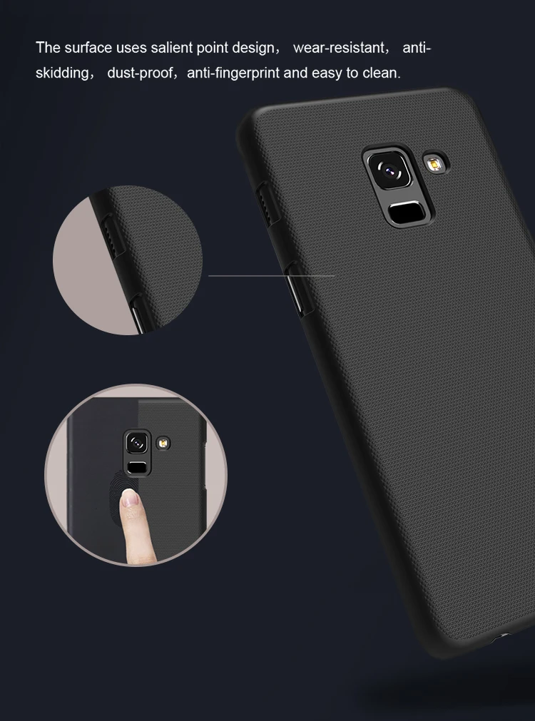 NILLKIN для samsung A8 чехол Супер матовый защитный жесткий чехол для задней крышки для samsung Galaxy A8