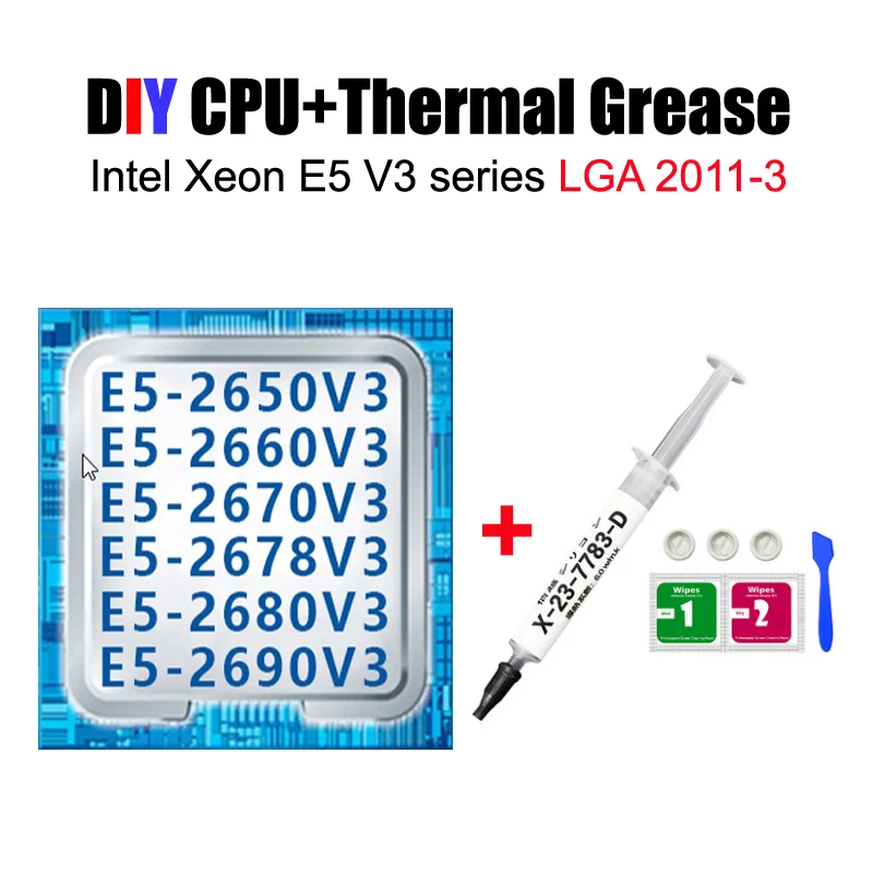 Cpu Intel Xeon para Gaming Server Workstation e Maxcomputer e5 Série v3 Processadores Lga 20113 e5 2678 v3 2680 v3 2666 2696 v3