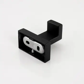 

New Bath Towel Hook,304 Stainless Steel Rectangular Hook, Kitchen Household Storage Coat Rack, Wall Mount,Black