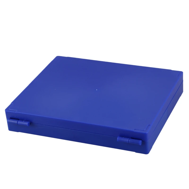 Королевский синий Пластик прямоугольник удерживайте 100 Microslide слайд коробка для микроскопа