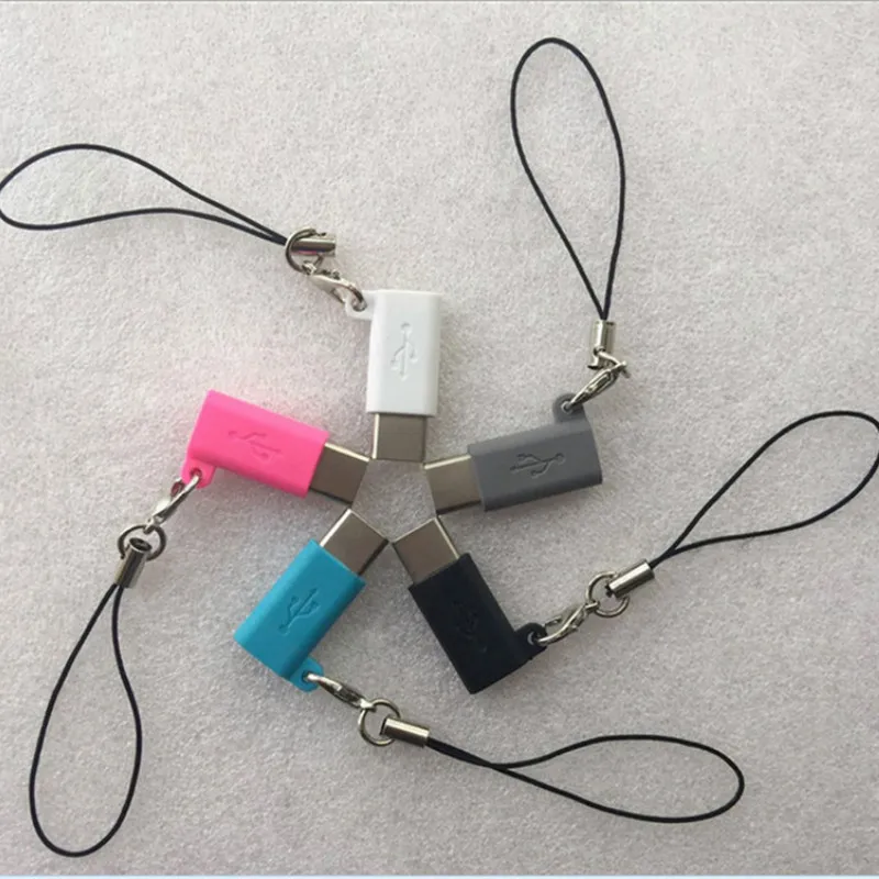 

5 pcs Micro USB Female to Type C 3.1 Male Cable Adapter Charge USB C Converter for Samsung S8 /LG Huawei zte letv xiaomi