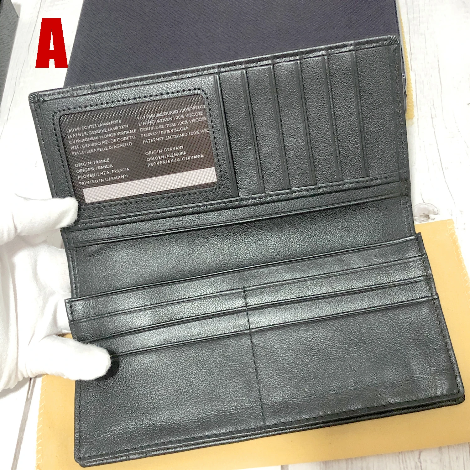 Luxury Men's Long Wallet MB Purses Genuine Leather  Designer Wallet  MHB09
