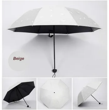 

Pocket Mini Umbrella Rain Women Windproof Sun Protect Uv Protection Fishing Umbrella Parasol Defense Rain Gear QZH103