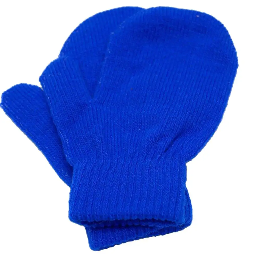 Детские перчатки против царапин защита на Кроватку Новорожденного лица Хлопок царапины варежки Зимние перчатки для младенцев мягкие вязаные теплые перчатки