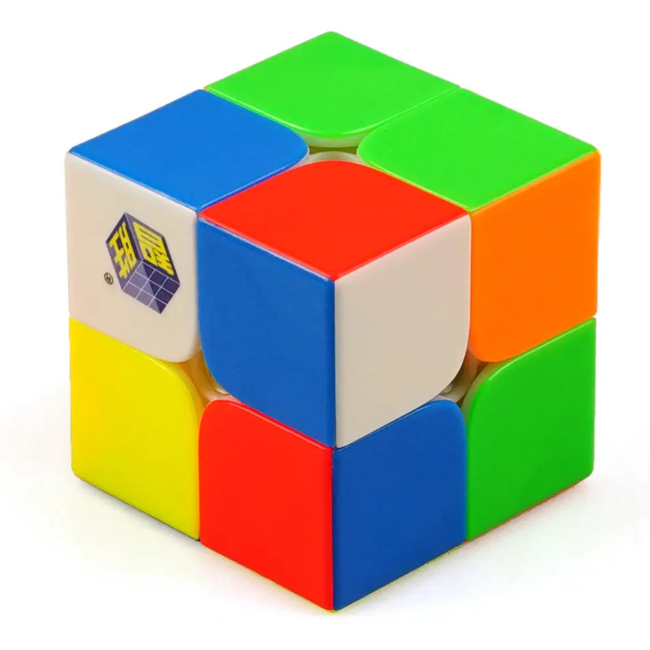 Yuxin Little Magic Cube 2x2 черный прозрачный пазл 2x2x2 Cubo Magico 3 слоя скоростной куб профессиональные головоломки игрушки для детей