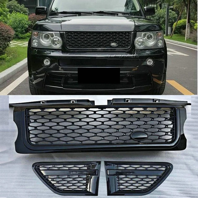 For Land Rover Range Rover Sport L320 2006-2013 ABS Front Bumper Center  Mesh Grille Grill Cover - AliExpress