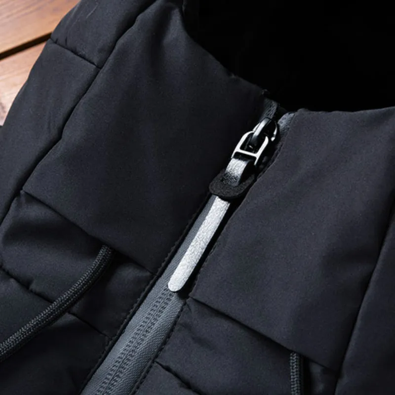 Parkas Men Winter Clothes Warm High Quality Solid Simple All Match Plus Size Mens Clothing Windproof 4XL Big Parka Hot Sale Chic