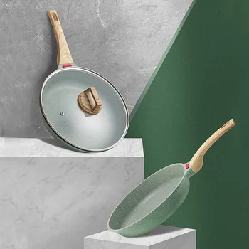 

20/24cm General Use Aluminum Alloy with Non Stick Surface Frying Pan Grill Pancake Egg Kitchen Cookware Fry Pot Gas Induction