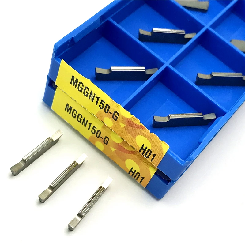GBJ MGMN500-M Carbide Inserts Grooving Inserts 5mm Grooving Width Turning Inserts For MGEHR Tool...