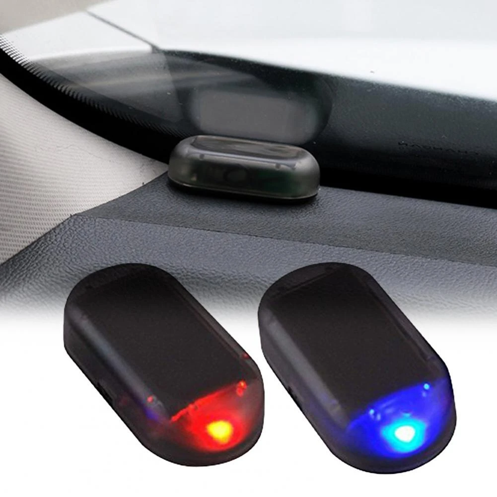 車の警報点滅ライトledソーラー電源盗難防止セキュリティ偽警告ランプ車電気アクセサリー Aliexpress Automobiles Motorcycles