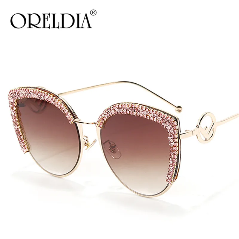 rhinestone cat eye sunglasses